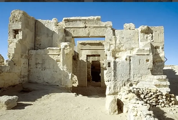 Historic stone temple remains in Siwa Oasis