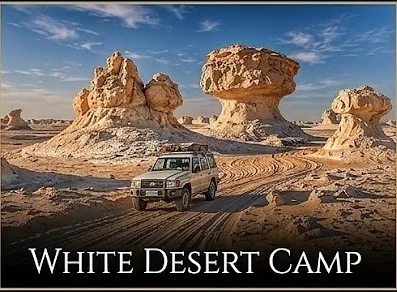 White Desert Camp (2D/1N) - ShokiDoki Tours Hurghada